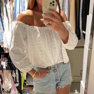 Brandy Melville Off The Shoulder Blouse